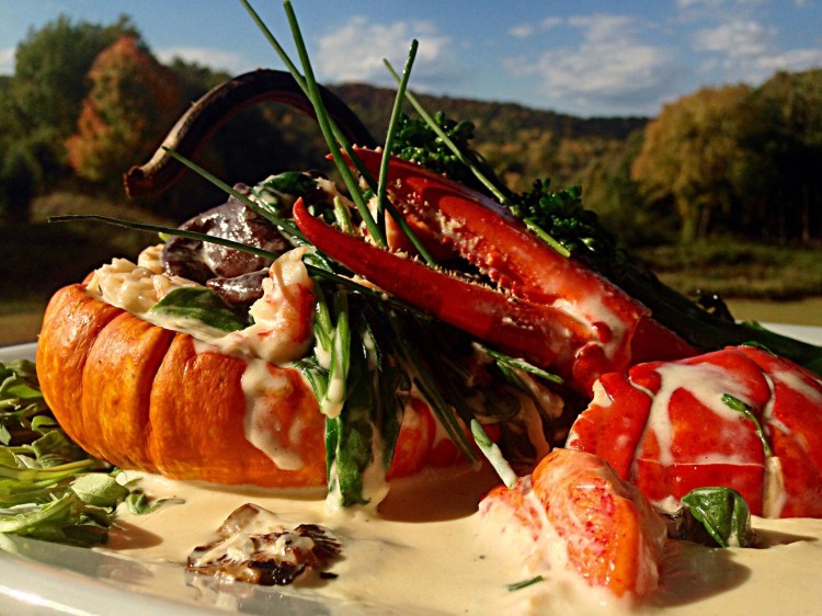 Pumpkin and Lobster Thermidor