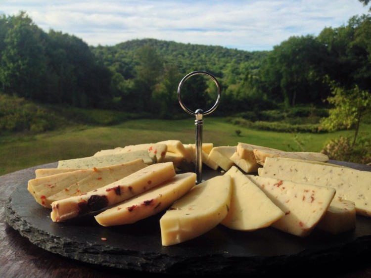 Rustic Farmhouse Cheese Board