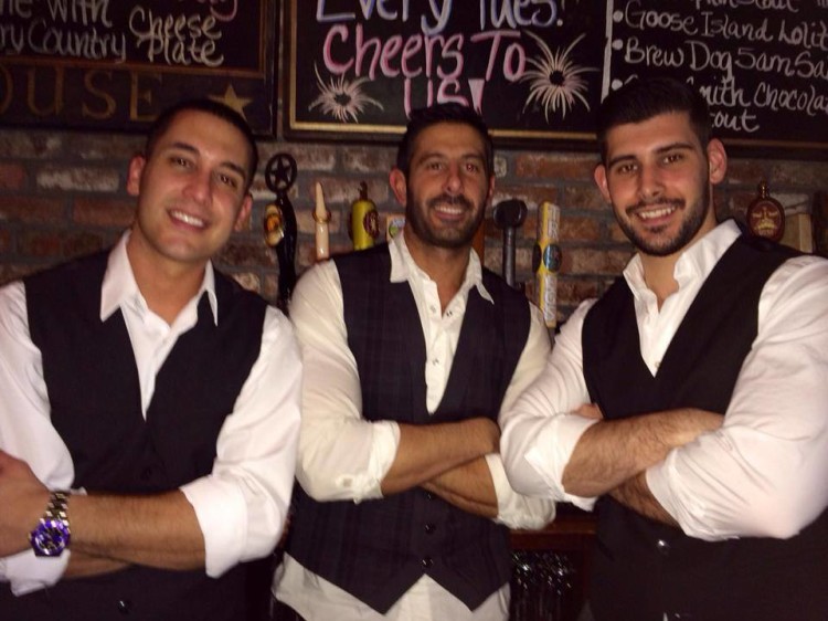 The Bartenders All Dressed Up For New Years Eve