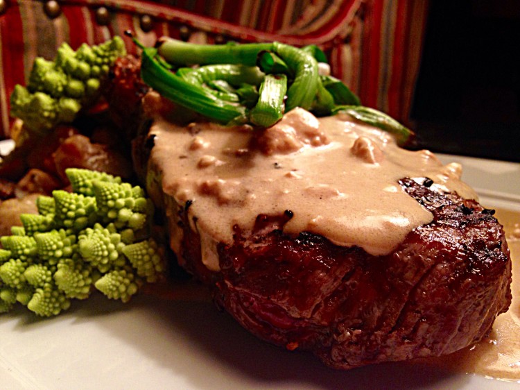 Porcini Dusted Kansas City Strip Steak