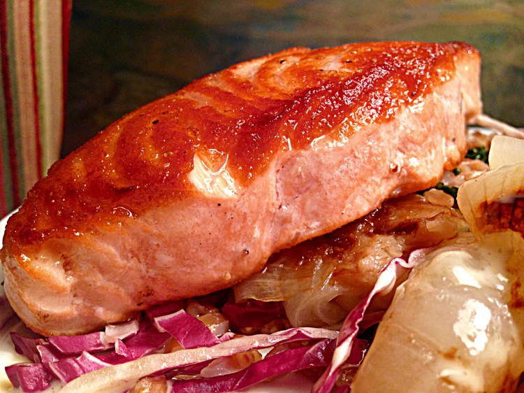 Pecan & Ginger Crusted Scottish Salmon