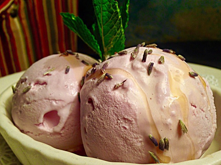 Honey Lavender Ice Cream