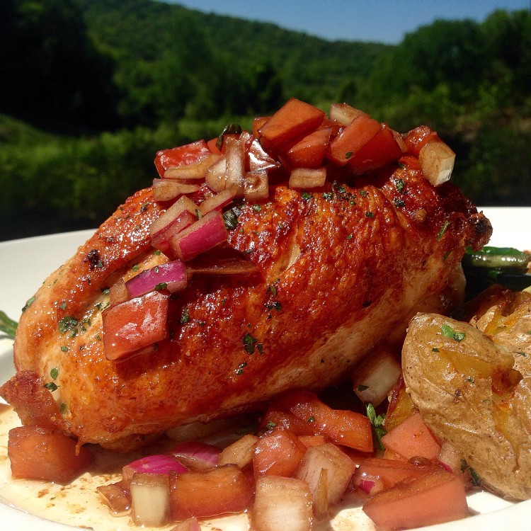 Rosemary Focaccia & Provolone Stuffed Chicken (2)