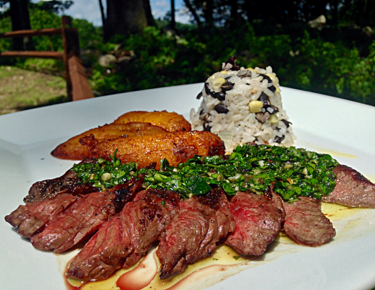 corn skirt steak